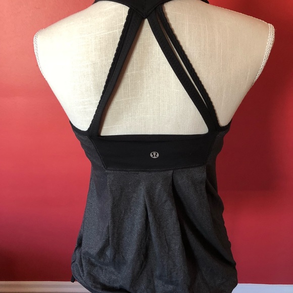 LuLuLemon Drawstring workout Tank sz8 - Picture 5 of 5